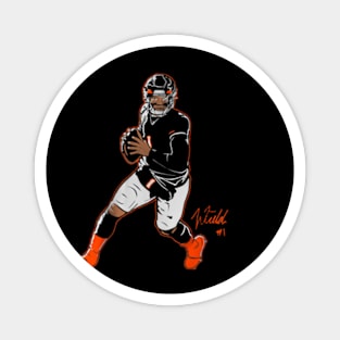 Justin Fields Superstar Pose Magnet